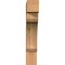 Ekena Millwork Legacy Block Smooth Bracket, Western Red Cedar, 3 1/2"W x 16"D x 20"H BKT04X16X20LEC05SWR - alternate 2